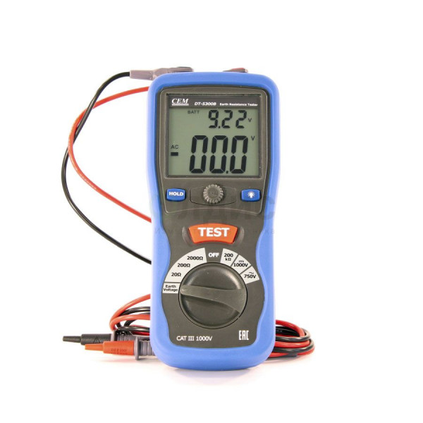 Измеритель сопротивления заземления CEM DT-5300B