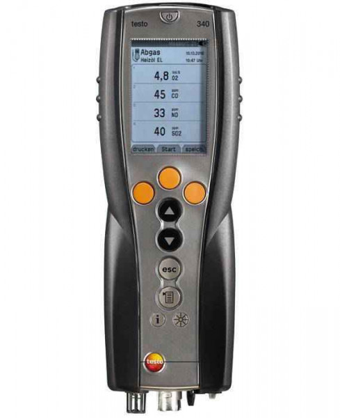 Газоанализатор testo 340 SO2 - 4-х сенсорный комплект с зондом