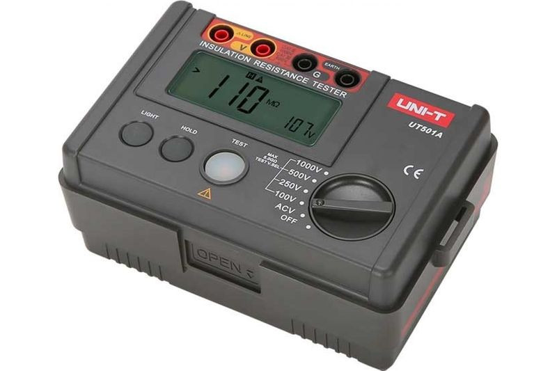 UT501A UNI-T Измеритель сопротивления изоляции цифровой