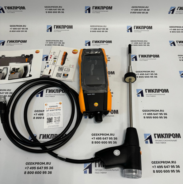Testo 300 LL анализатор дымовых газов  (O2, CO; до 8 000 ppm) с H2-компенсацией